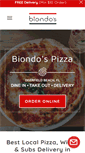 Mobile Screenshot of biondospizza.com